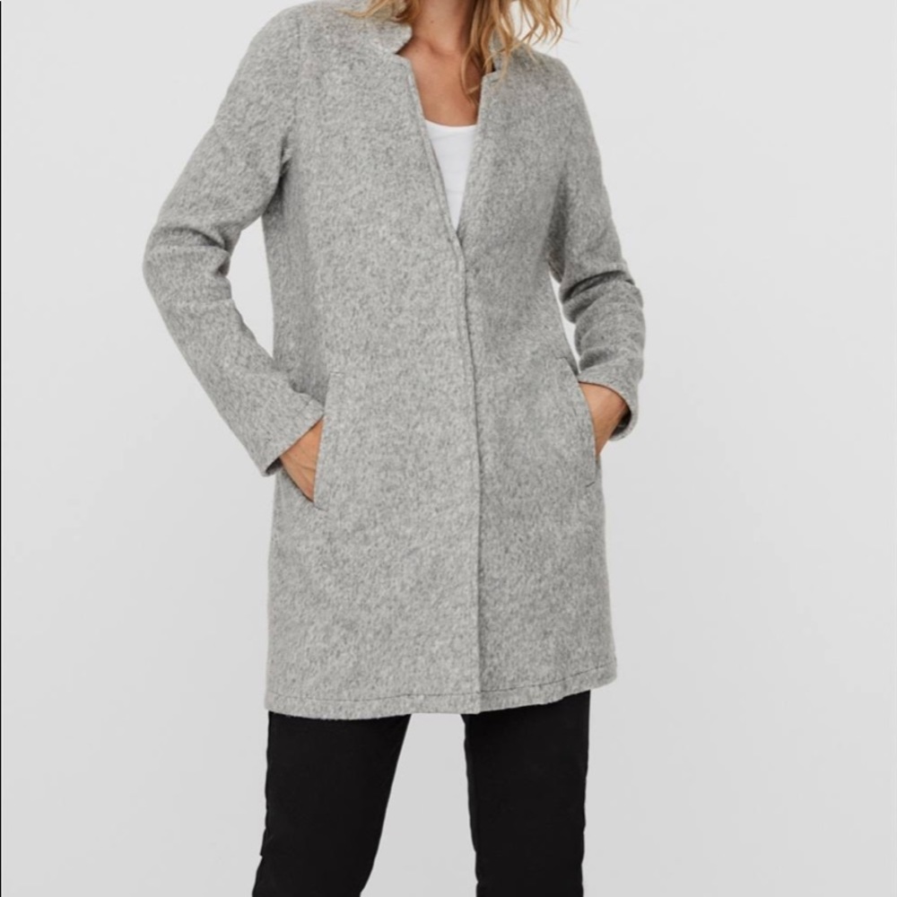Vero Moda Katrine Jacket - Light Grey Melange